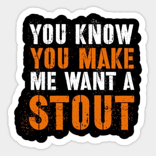 DRINKING TEAM / STOUT Sticker